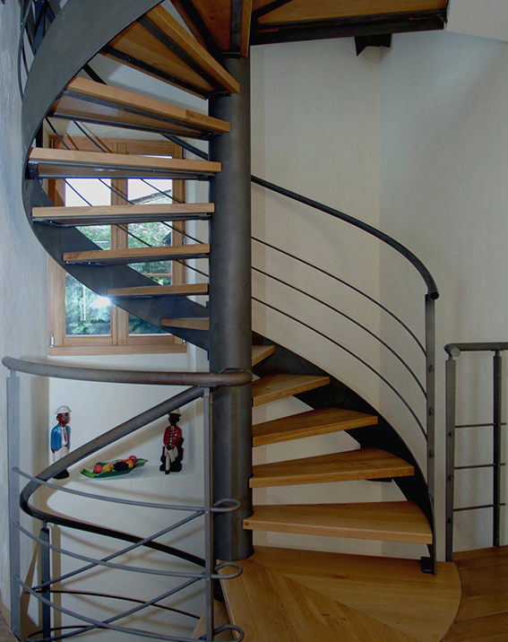 Escalier acier/bois Yonne