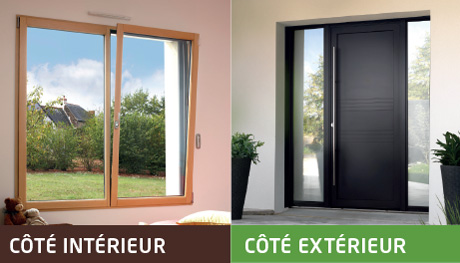 Fenêtre  et porte bois/ alu